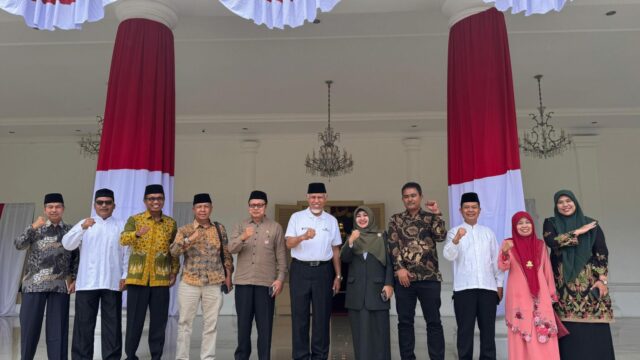 Pimpinan Universitas Islam Negeri (UIN) Imam Bonjol Padang periode 2025–2029 melakukan silaturahmi dengan Gubernur Sumatra Barat,