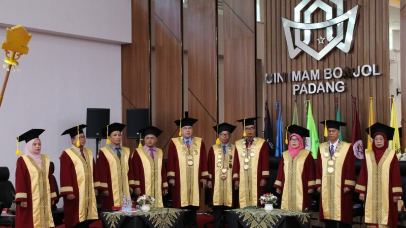UIN Imam Bonjol Padang mengukuhkan 10 guru besar baru. Kegiatan pengukuhan ini berlangsung di Gedung J, Kampus lll UIN Imam Bonjol