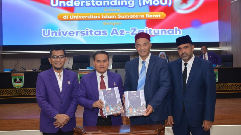 Universitas Islam Sumatera Barat (UISB) menandatangani Nota Kesepahaman (Memorandum of Understanding/MoU) dengan University