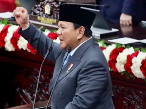 Presiden Prabowo Subianto menyampaikan sejumlah capaian dalam pidato kenegaraan perdananya dalam sidang tahunan MPR-DPR di Kompleks