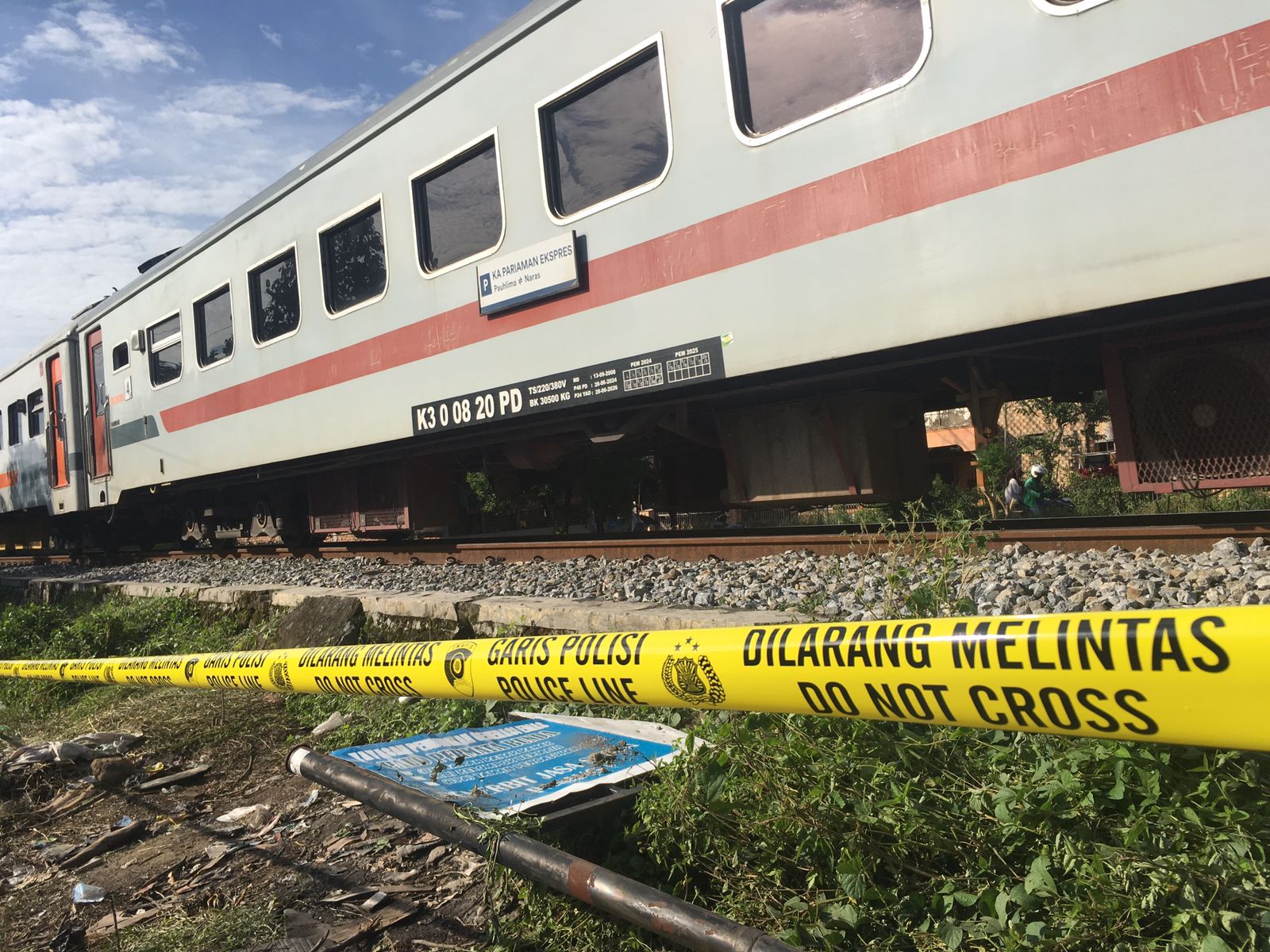 Kecelakaan di Tabing, KAI Ingatkan Warga Jangan Beraktivitas di Jalur Kereta