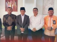 Wali Kota Padang Panjang, Hendri Arnis bertemu dengan Menteri Agama, Nasaruddin Umar, Selasa (26/8/2025). Pertemuan itu berlangsung di