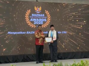 Sumbar Raih Penghargaan Baznas Award 2025 Kategori Kepala Daerah Pendukung Gerakan Zakat