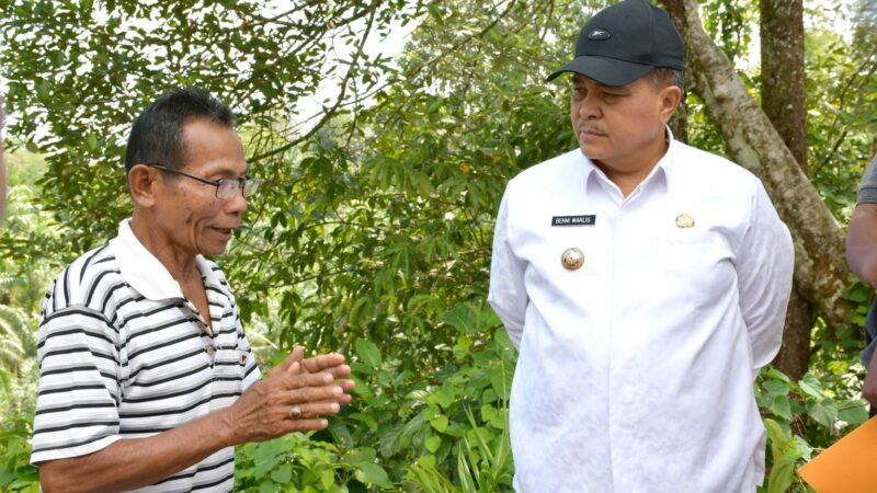 Pemkab Agam menerima lahan seluas 10 hektare dan 5 hektare milik Ridwan di Nagari Persiapan Sungai Jariang, Kecamatan Lubuk Basung.