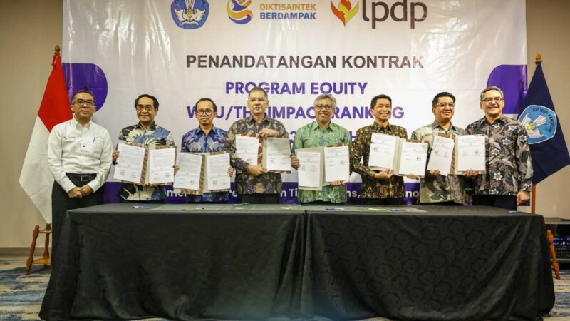 Perkuat Arah Menuju WCU, UNAND Teken Kontrak Program EQUITY