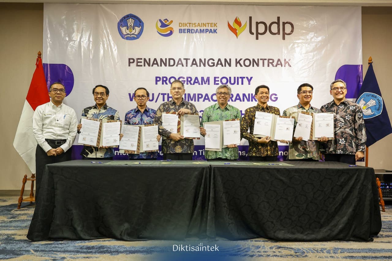 Perkuat Arah Menuju WCU, UNAND Teken Kontrak Program EQUITY
