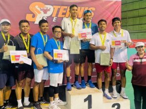 Tim Tenis UNP Borong 5 Podium di Ajang Semen Padang Tennis Series 2025