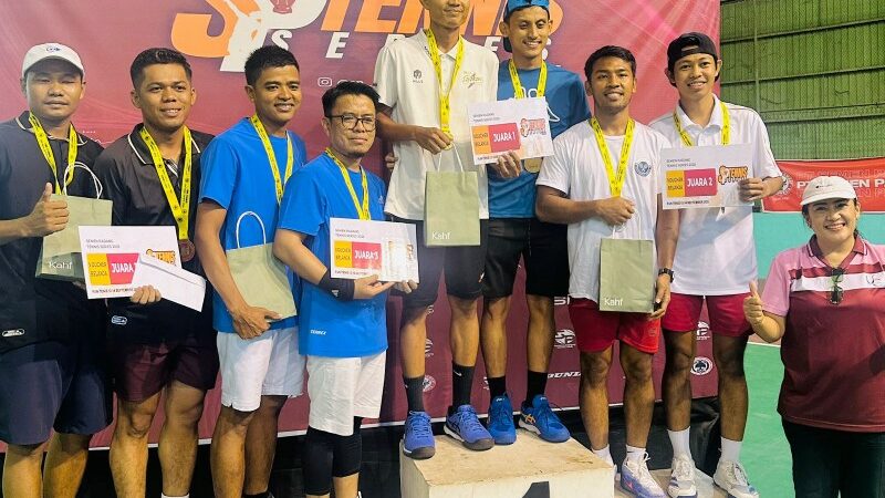 Tim Tenis UNP Borong 5 Podium di Ajang Semen Padang Tennis Series 2025
