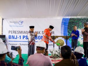 Gubernur Sumbar Resmikan Pengeboran Perdana Panas Bumi Bonjol oleh PT Medco Power Indonesia