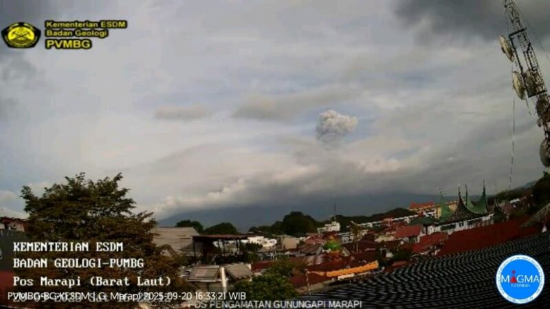 Gunung Marapi Erupsi, Tinggi Abu Capai 1.000 M