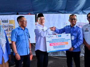 Bank Nagari Salurkan Bantuan untuk Korban Kebakaran Pasar Payakumbuh