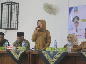Wabup Dharmasraya Tekankan Pembangunan jadi Prioritas di Musrenbang Nagari Koto Padang