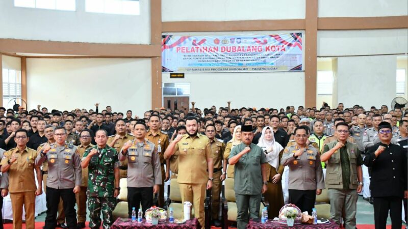 208 Dubalang Kota Ikuti Pelatihan, Fadly Amran: Efektif Bantu Jaga Trantibum