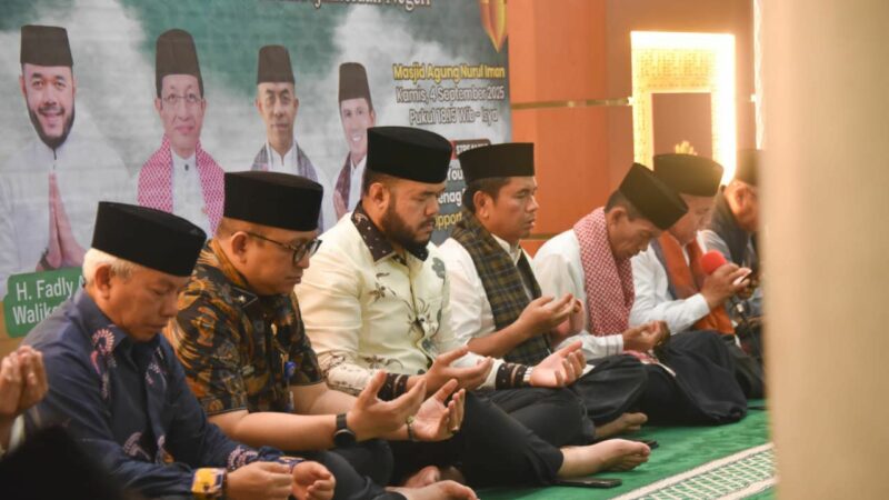 Dzikir dan Doa Bersama di Masjid Nurul Iman, Fadly Amran: Momen Menguatkan Persatuan dan Kerukunan