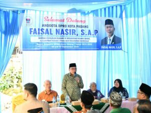 Reses Anggota DPRD Faisal Nasir, Wawako Padang Beri Apresiasi