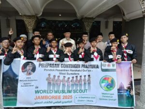 Lepas Kontingen Sumbar Ikuti WMSJ, Gubernur Mahyeldi Berpesan Jaga Marwah Minangkabau