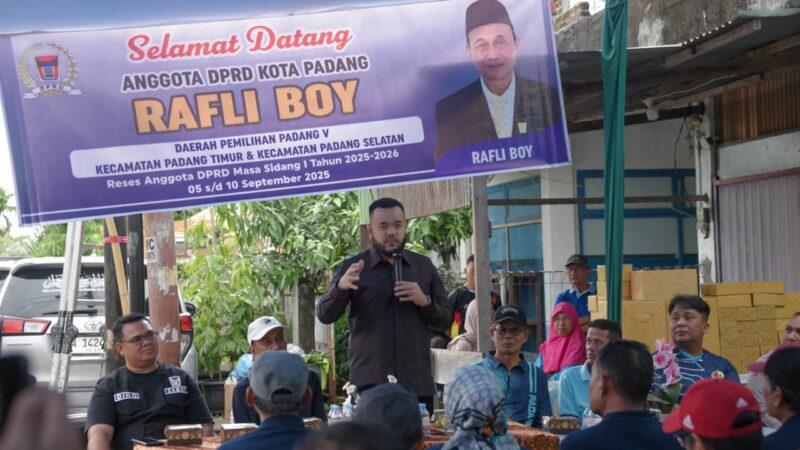 Apresiasi Reses Anggota DPRD Rafly Boy, Wako Fadly ke Warga: Sampaikan Aspirasi untuk Kemajuan Padang