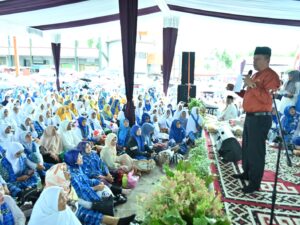 Ribuan Jamaah Ikuti Dakwah Wisata BKMT Sumbar di GOR M Yamin Payakumbuh
