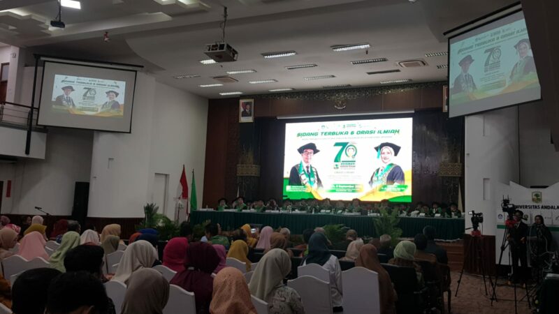 FK UNAND Gelar Sidang Terbuka dan Orasi Ilmiah, 3 Buku Diluncurkan