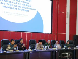 Lewat Gerakan Pangan Murah, Wawako Padang Pimpin Rakor Strategi Stabilisasi Harga Beras