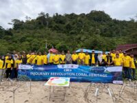 Selamatkan Laut Pessel, PT Angkasa Pura Indonesia Gelar Konservasi Terumbu Karang di Sungai Pinang