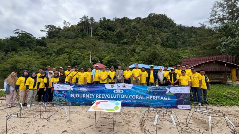 Selamatkan Laut Pessel, PT Angkasa Pura Indonesia Gelar Konservasi Terumbu Karang di Sungai Pinang