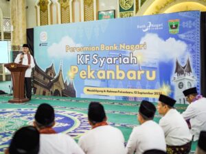 Gubernur Sumbar Resmikan Kantor Bank Nagari Syariah di Pekanbaru