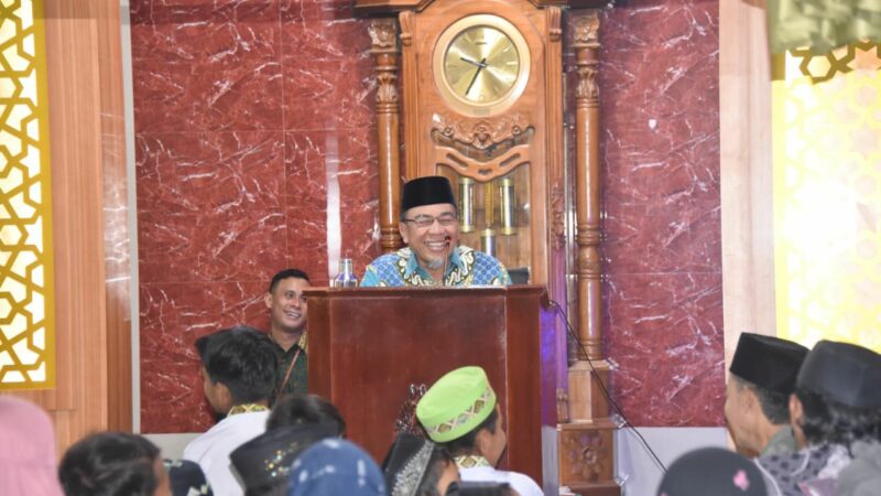 Wawako Maigus Nasir Isi Tausiyah Peringati Maulid Nabi di Kampung Kalawi