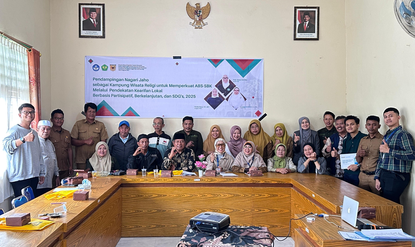 Dosen UBH Dampingi Nagari Jaho Tanah Datar Bentuk Kampung Wisata Religi