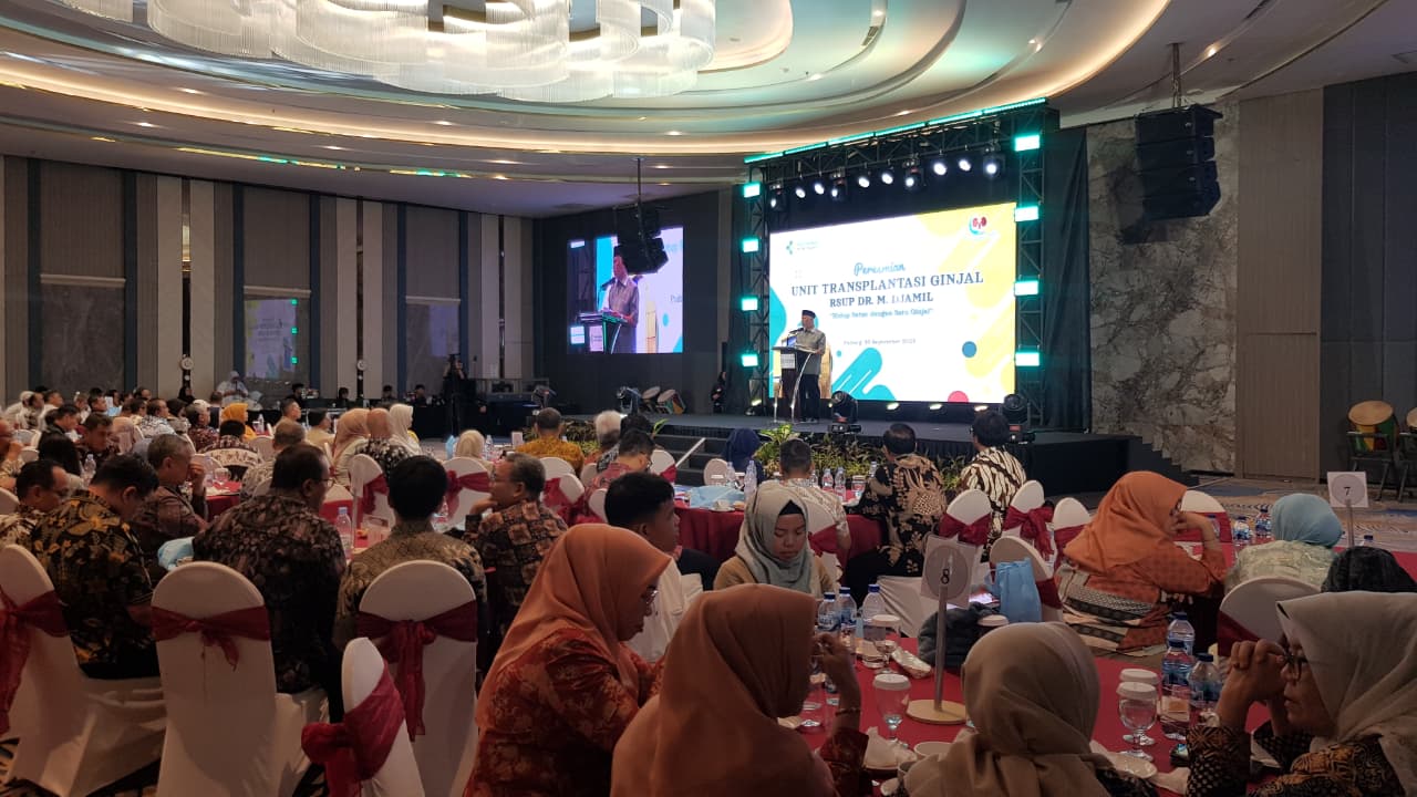 Tak Perlu Lagi ke Luar Negeri, Unit Transplantasi Ginjal RSUP M Djamil Padang Diresmikan