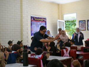 PTSP Resmikan 3 Ruang Kelas Baru dari Sepablock di SD Semen Padang School