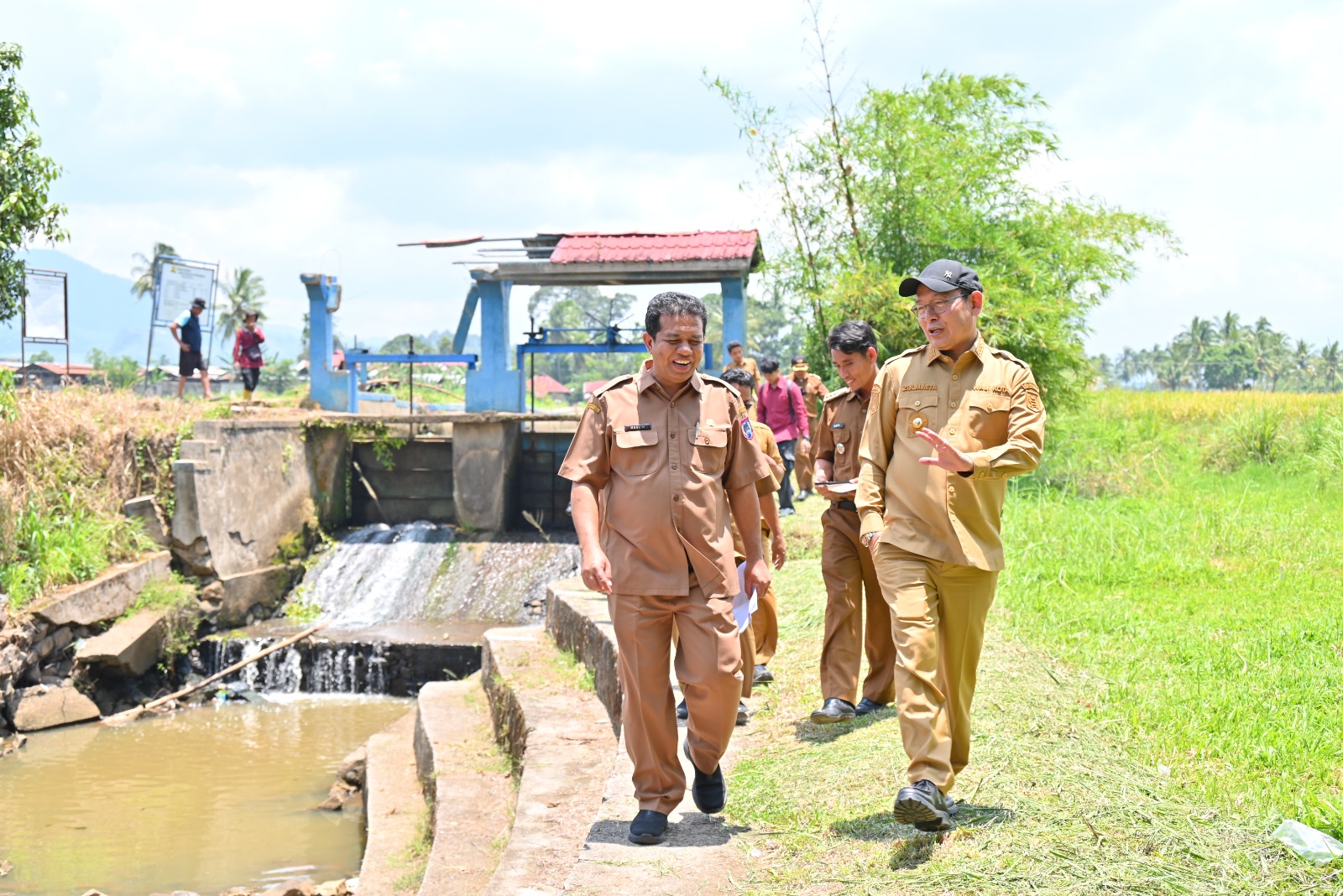 Wako Payakumbuh Pantau Progres Pembangunan Sejumlah Proyek Infrastruktur