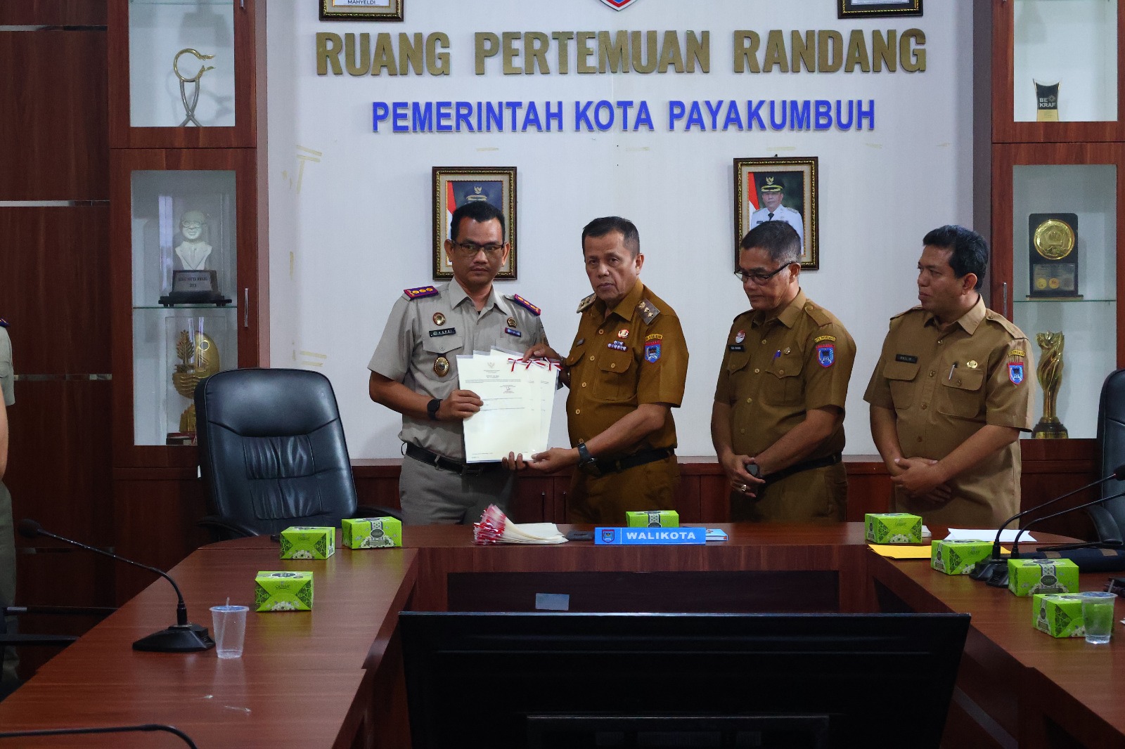 Pemko Payakumbuh Terima Sertifikasi Aset 2025 dari BPN