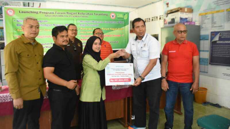 Semen Padang Salurkan Dana Forum Nagari Tahap I Rp740 Juta untuk 27 Program