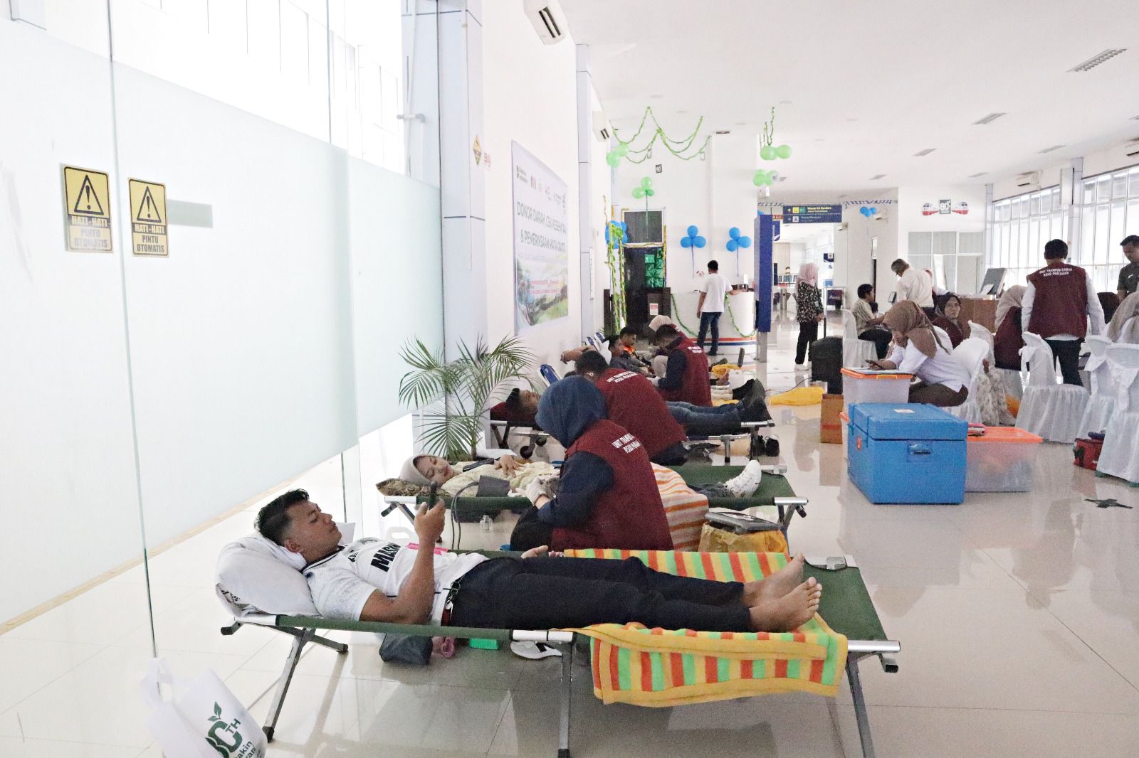 Jelang HUT ke-80, KAI Sumbar Gelar Aksi Donor Darah, Pemeriksaan Mata dan Mini MCU Gratis