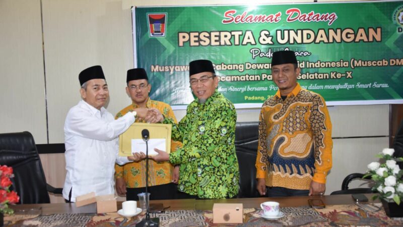 Wawako Maigus Nasir Buka Muscab DMI Padang Selatan