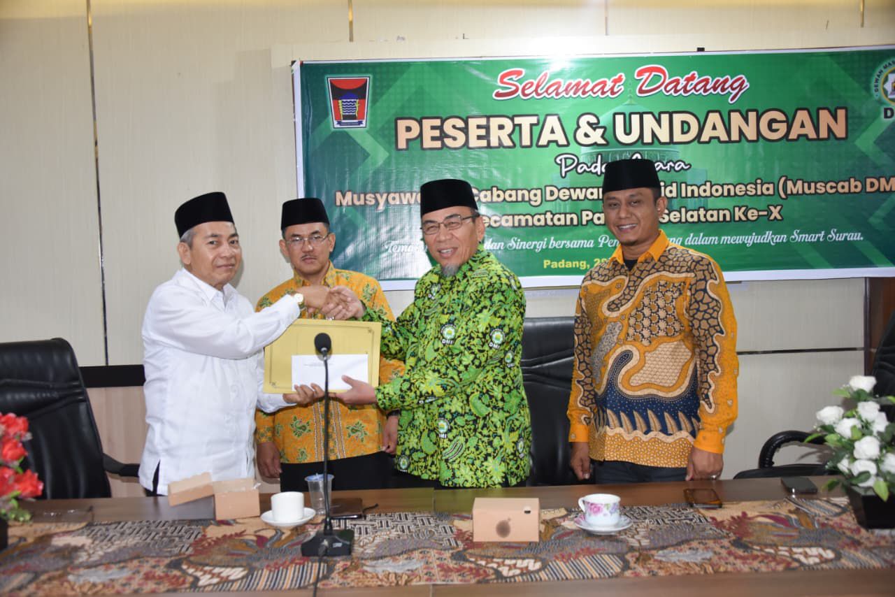 Wawako Maigus Nasir Buka Muscab DMI Padang Selatan