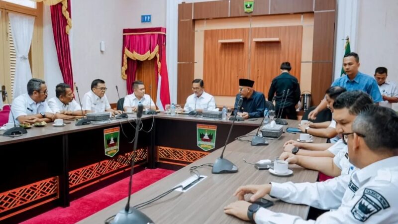 Audiensi dengan Gubernur Sumbar, Pemkab Solsel Sampaikan Usulan Program Pembangunan