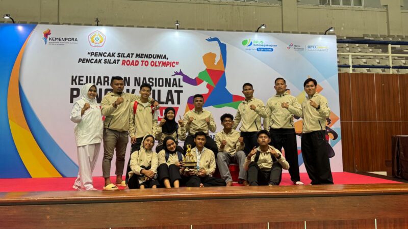 Pesilat Muda Sumbar Juara 1 di Kejurnas Pencak Silat Golongan Remaja 2025
