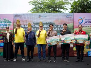 PT Asuransi Jasa Indonesia (Jasindo) terus menunjukkan komitmennya dalam mendukung sektor pertanian nasional melalui program