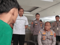Kapolda Sumatra Barat Irjen Gatot Tri Suryanta bertemu dengan lima pelaku tawuran