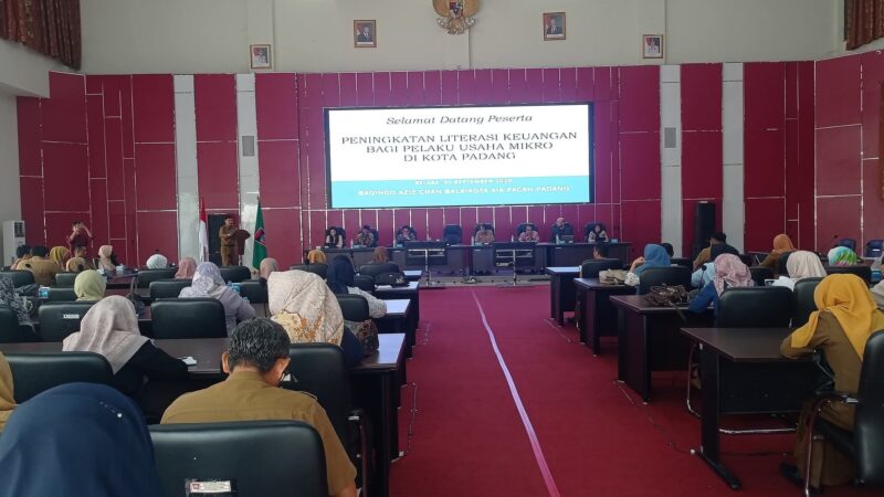 Pemko Padang Fasilitasi Literasi Keuangan Bagi Pelaku UMKM