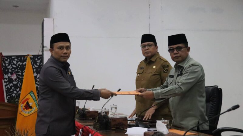 DPRD dan Pemkab Tanah Datar Sepakati Perubahan Propemperda 2025