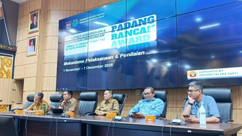 Wujudkan Kota Rancak, Pemko Padang Gelar Lomba Kebersihan Antar RT