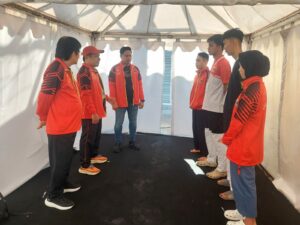 PON Beladiri 2025: Ketua KONI Sumbar Motivasi Atlet Judo dan Taekwondo