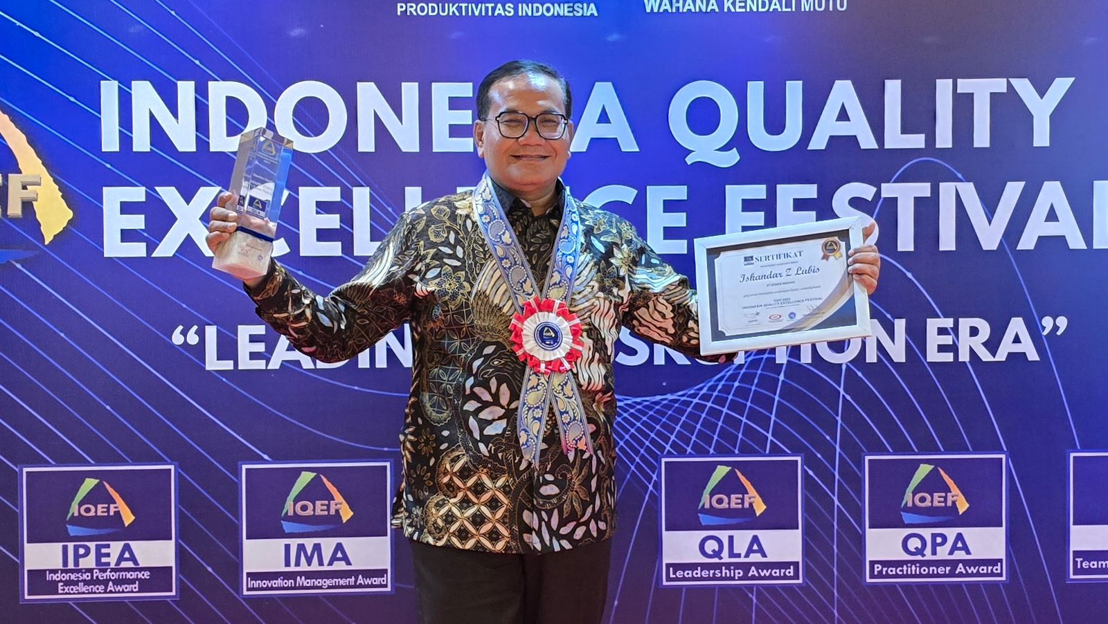Bangun Budaya Inovasi di Lingkungan Perusahaan, Dirkeu PT Semen Padang Raih Quality Leadership Award 2025