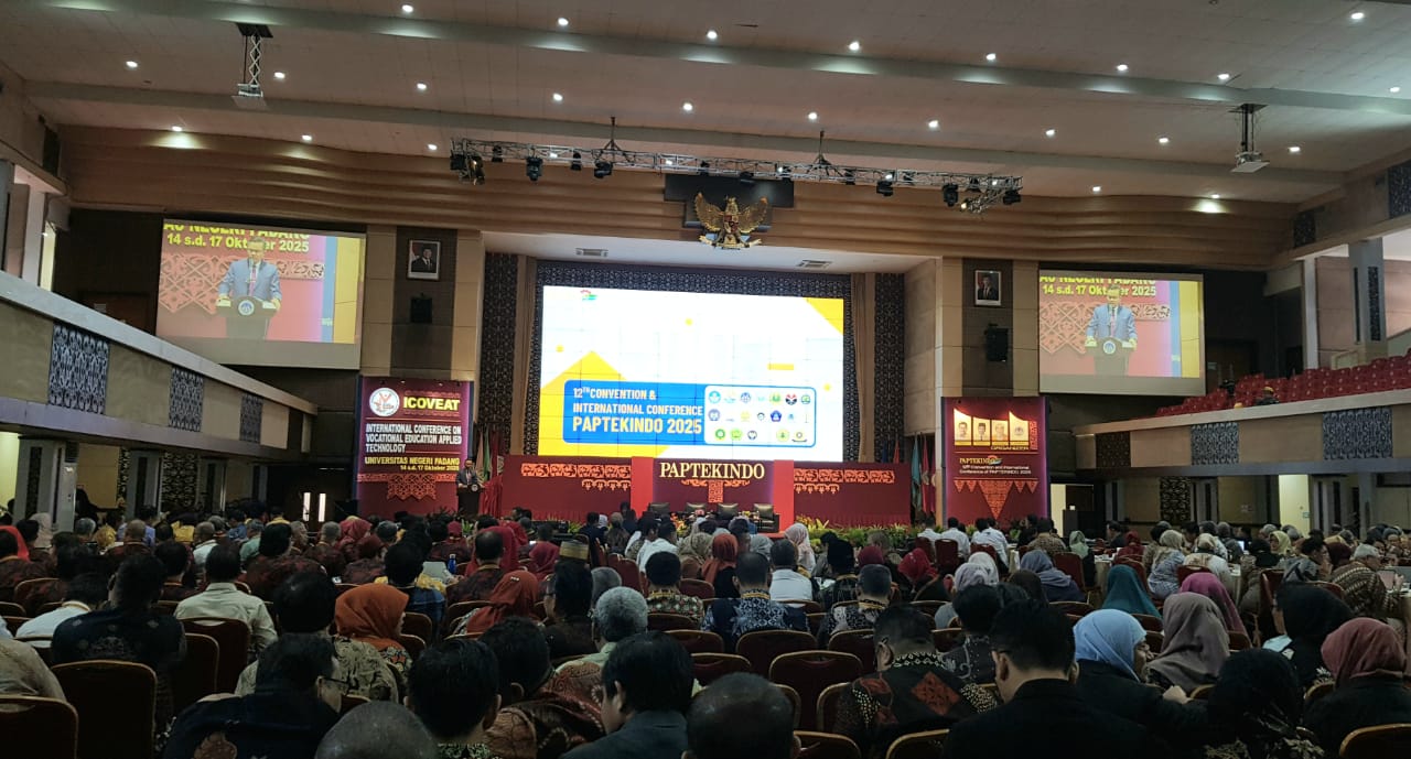 Konferensi PAPTEKINDO di UNP, Dorong Sinkronisasi Pendidikan Vokasi dengan Dunia Kerja