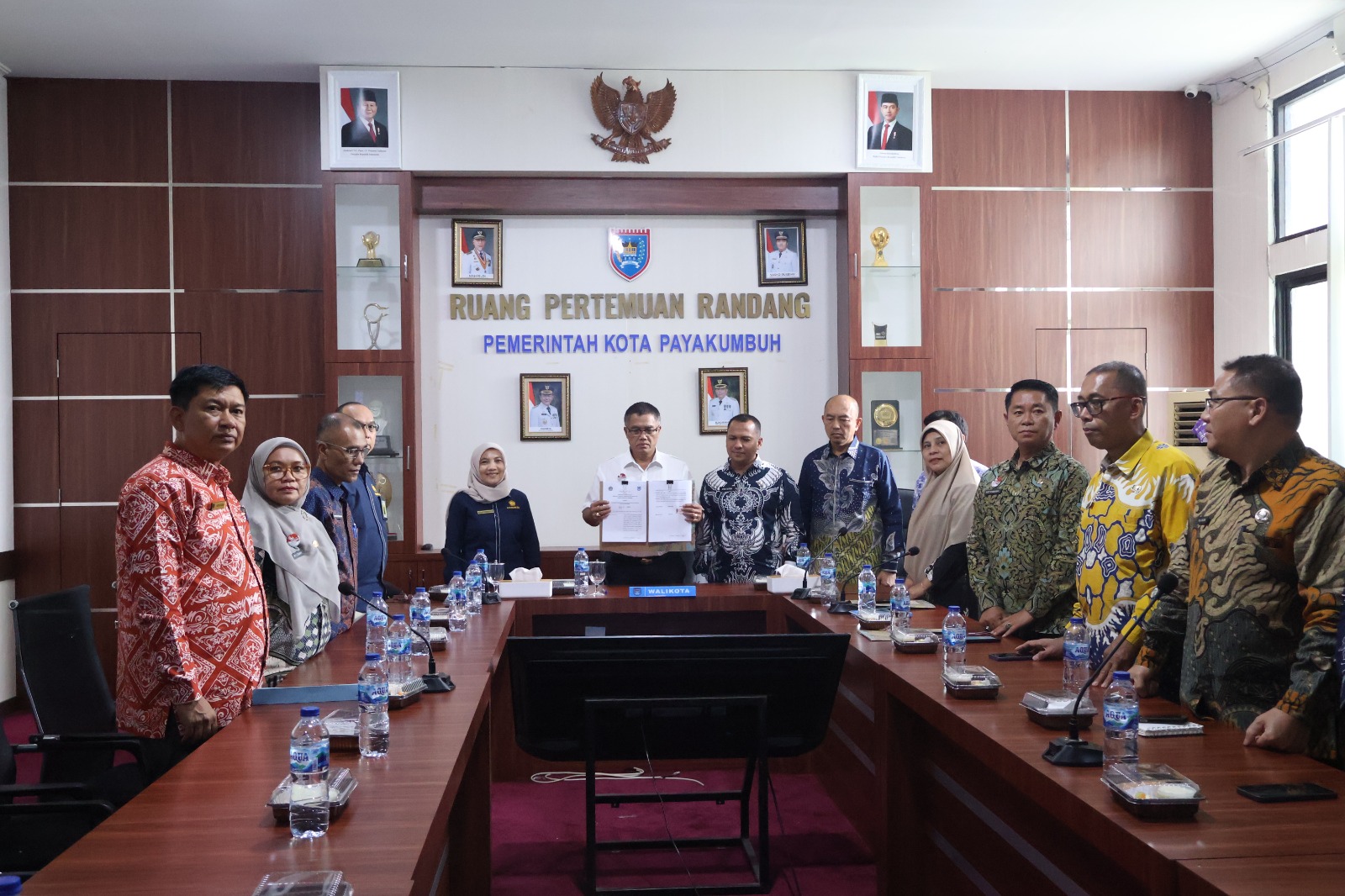 Pemko Payakumbuh Tandatangani PKS Optimalisasi Data Perpajakan Tahap VII