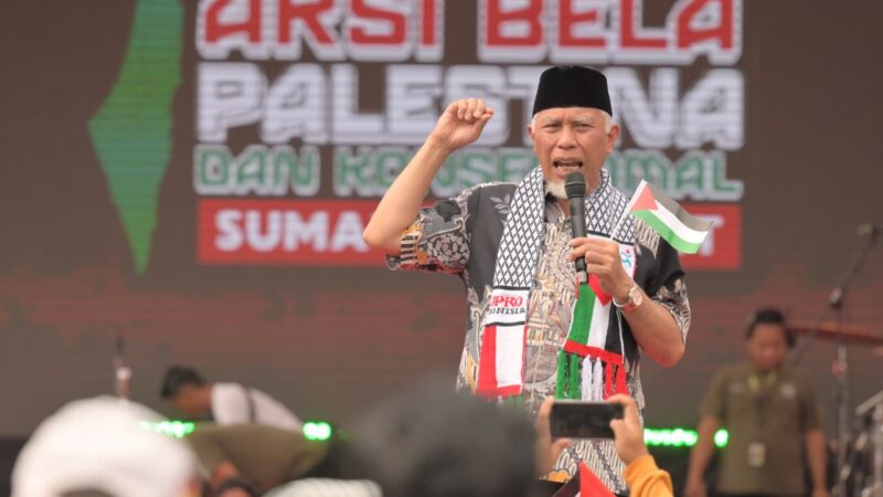 Gubernur Mahyeldi: Palestina Harus Terlindungi dan Segera Merdeka!