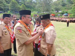 Wawako Maigus Resmikan Lomba Tangkas Pramuka Madrasah Lingkungan Kemenag Kota Padang